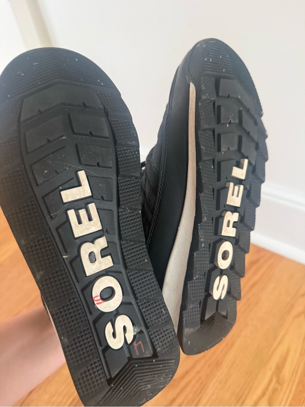SOREL GIRLS WHITNEY II SHORT LACE SNOW BOOT BLACK KIDS - Picture 5 of 8